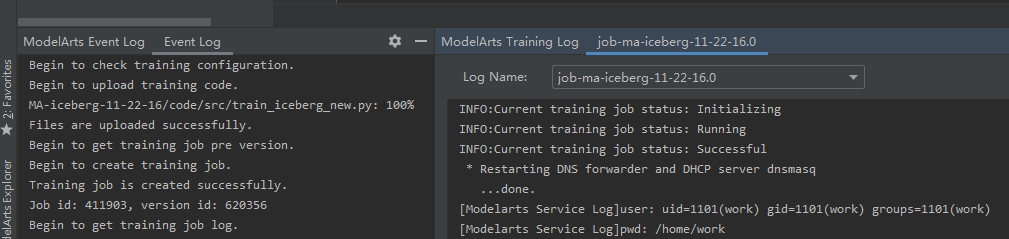 Using PyCharm Toolkit to Create and Debug a Training Job_Creating a ...