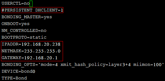 centos 7 static ip netmask