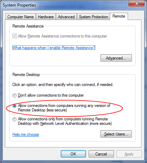 microsoft remote desktop connection reset by peer