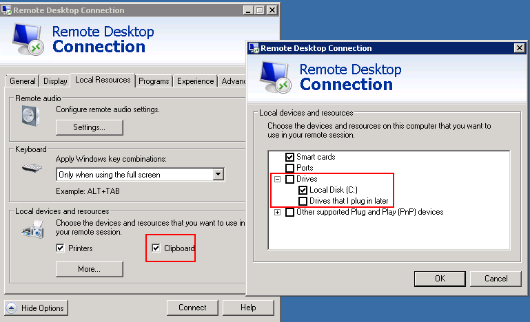 remote desktop missing windows 7