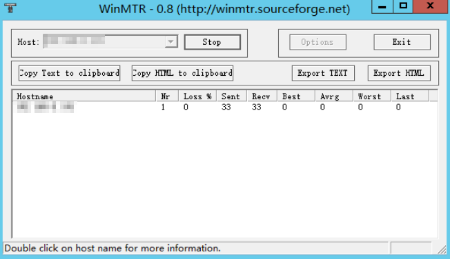 pingplotter troubleshooting packet loss problems