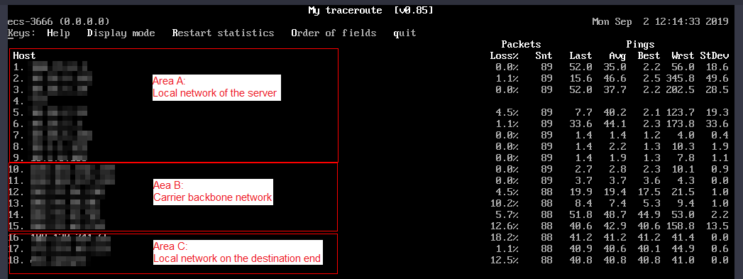 check for packet loss on a mac